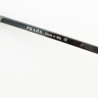 Prada Sunglasses Metal Frame Half Rim Gradient Lens Gunmetal Eyewear — view 5
