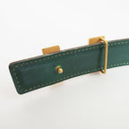 Hermes Belt Reversible Constance Buckle Beige Green 68 — view 4