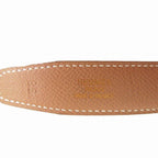 Hermes Belt Reversible Constance Buckle Beige Green 68 — view 5