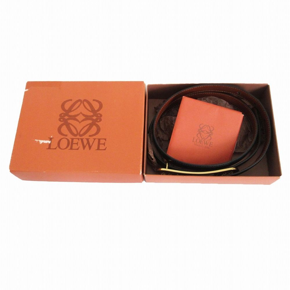 Loewe Belt Anagram Logo Buckle Reversible Black — view 6
