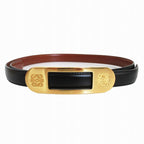 Loewe Belt Anagram Logo Buckle Reversible Black