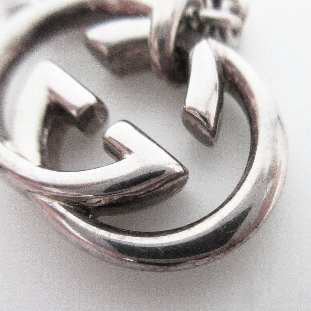 Gucci Necklace Interlocking Pendant 925 Sterling Silver — view 4