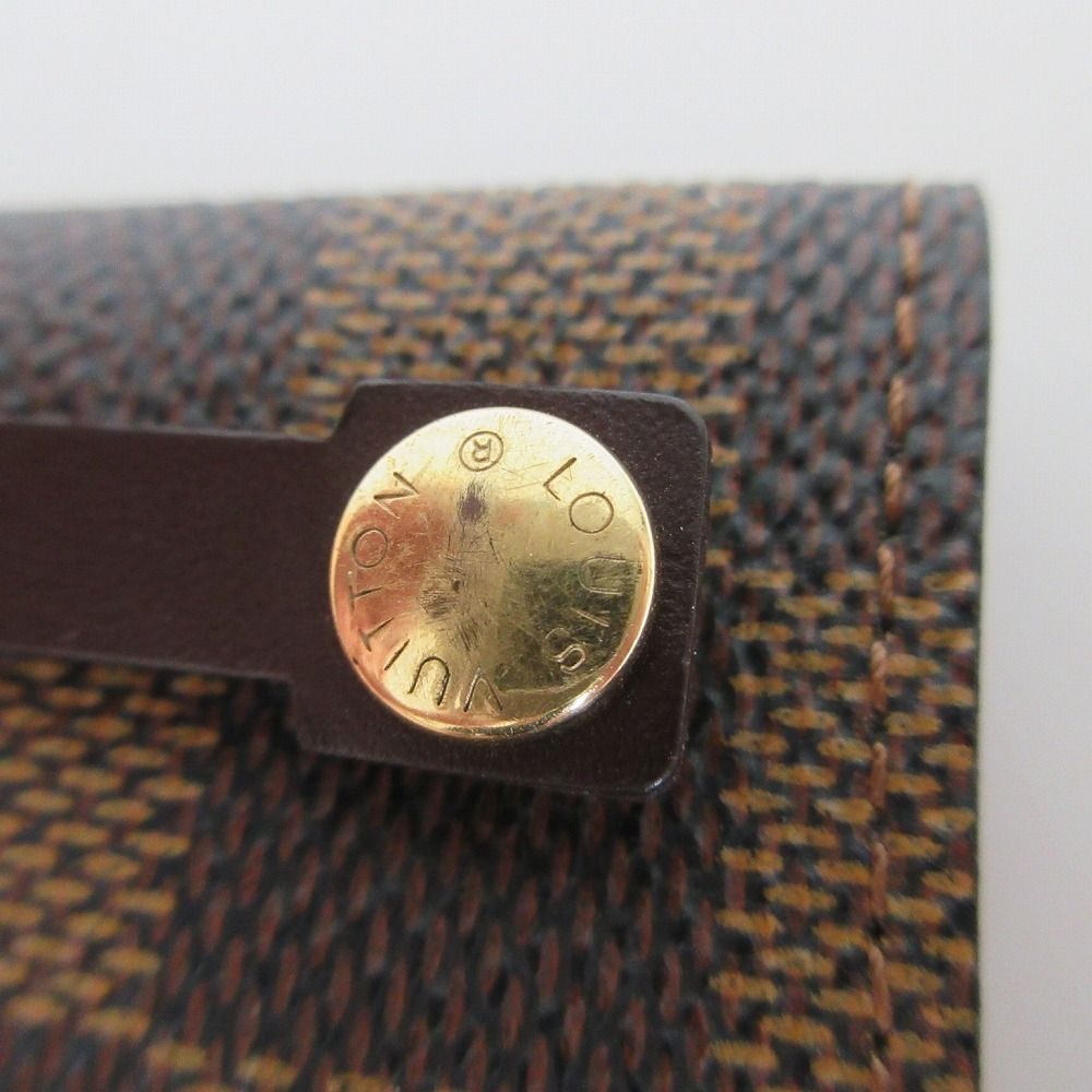 Louis Vuitton Key Case Damier Clochette PM Ebene Brown Key Holder — view 5