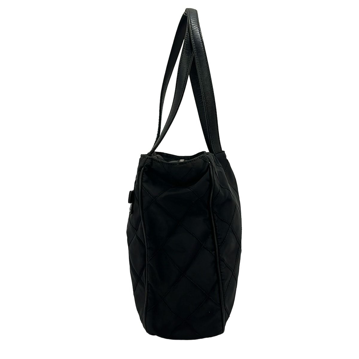 Prada Shoulder Bag Black Quilted Leather — view 2