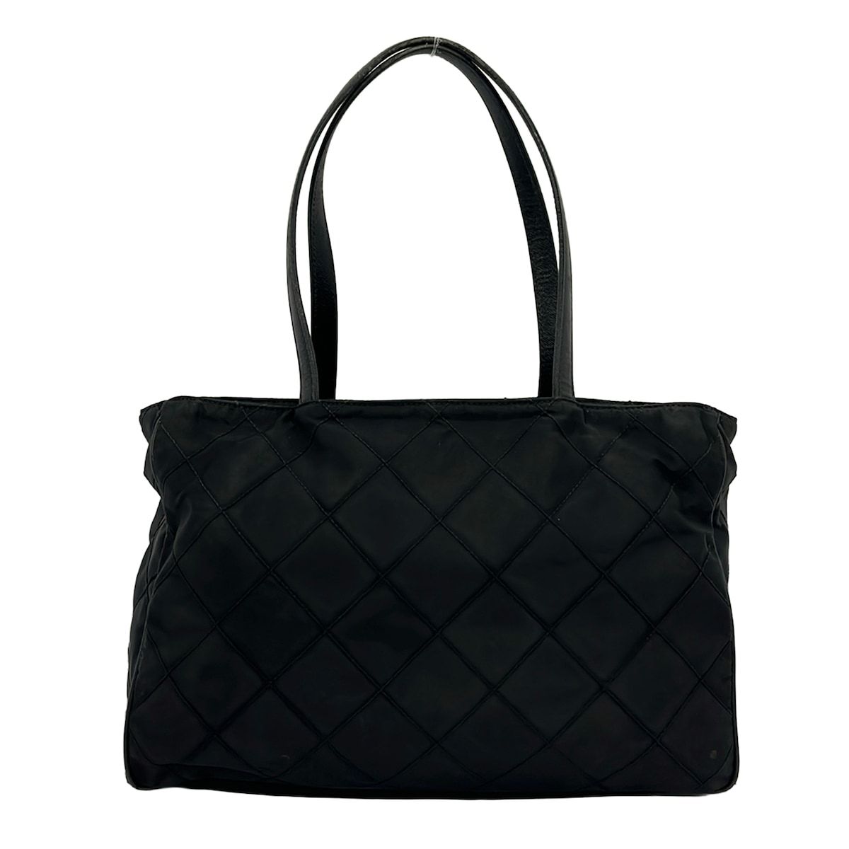 Prada Shoulder Bag Black Quilted Leather — view 3