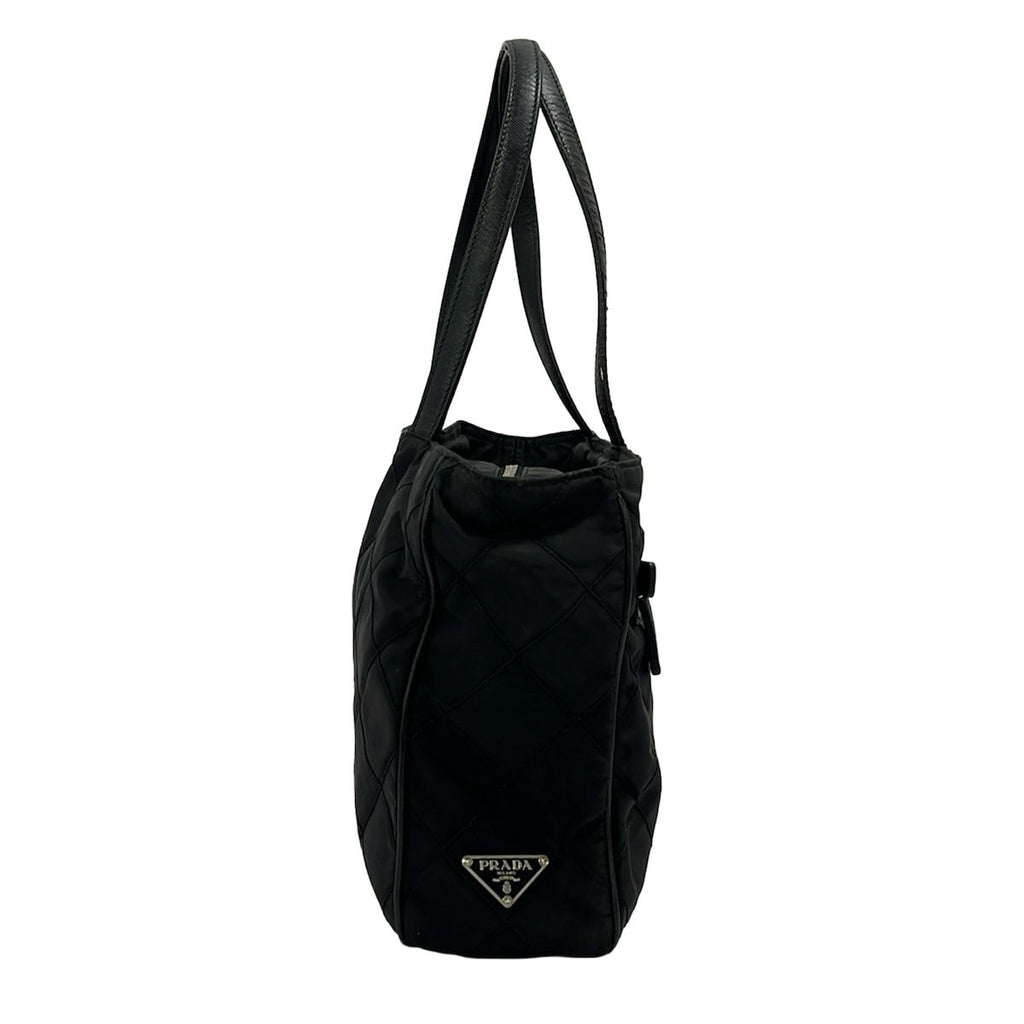 Prada Shoulder Bag Black Quilted Leather — view 4