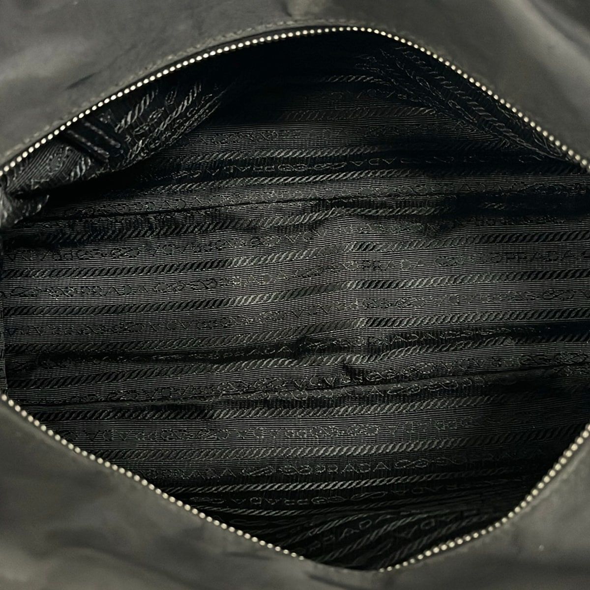 Prada Shoulder Bag Black Quilted Leather — view 7