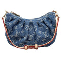 Louis Vuitton Handbag Pochette Bare Monogram Denim Blue