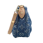 Louis Vuitton Handbag Pochette Bare Monogram Denim Blue — view 4