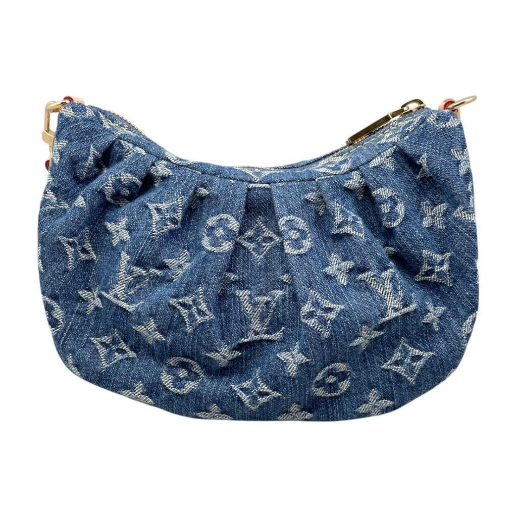 Louis Vuitton Handbag Pochette Bare Monogram Denim Blue — view 2