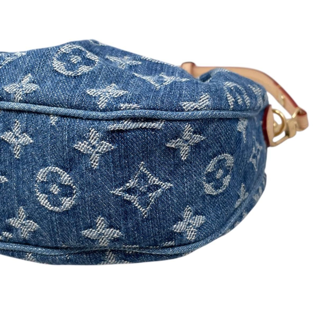 Louis Vuitton Handbag Pochette Bare Monogram Denim Blue — view 7