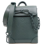 Louis Vuitton Nano Steamer Monogram Taurillon Vert Fonce Shoulder