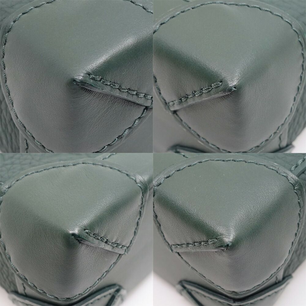 Louis Vuitton Nano Steamer Monogram Taurillon Vert Fonce Shoulder — view 4