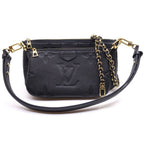 Louis Vuitton Multy Pochette Accessoire Empreinte Noir GD Shoulder