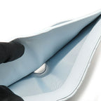 Dior Lady Dior Cannage Dahlia Wallet Bifold Ice Blue — view 7