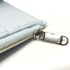 Dior Lady Dior Cannage Dahlia Wallet Bifold Ice Blue — view 9