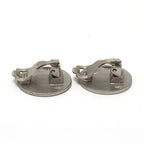 Chanel Earrings CC Logo Croisiere Metal Silver — view 3