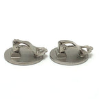 Chanel Earrings CC Logo Croisiere Metal Silver — view 4