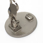 Chanel Earrings CC Logo Croisiere Metal Silver — view 7