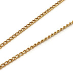 Chanel Necklace CC Logo Rhinestone Metal Gold — view 9