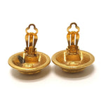 Chanel Earrings CC Logo Dome — view 7
