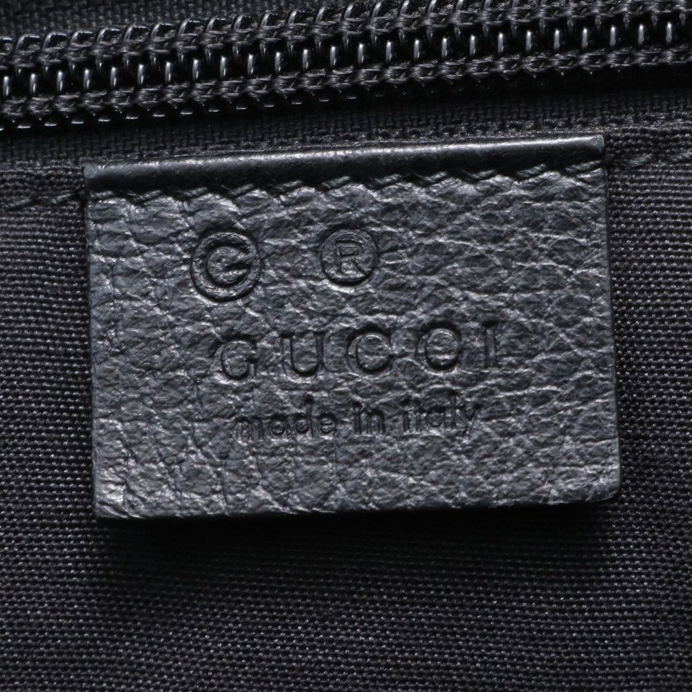 Gucci GG Nylon Leather Shoulder Bag Crossbody Messenger Business Tote — view 9