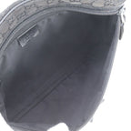 Gucci GG Canvas Leather Shoulder Bag Crossbody Messenger Business Tote Black — view 7