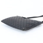 Gucci GG Canvas Leather Shoulder Bag Crossbody Messenger Business Tote Black — view 4