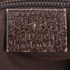 Gucci GG Canvas Sherry Line Leather Tote Shoulder Hand — view 9