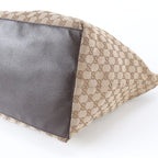 Gucci GG Canvas Sherry Line Leather Tote Shoulder Hand — view 4