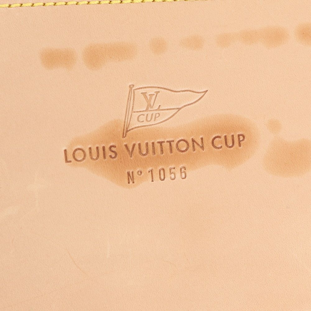Louis Vuitton Damier Jean LV Cup American Cube Leather Tote — view 8