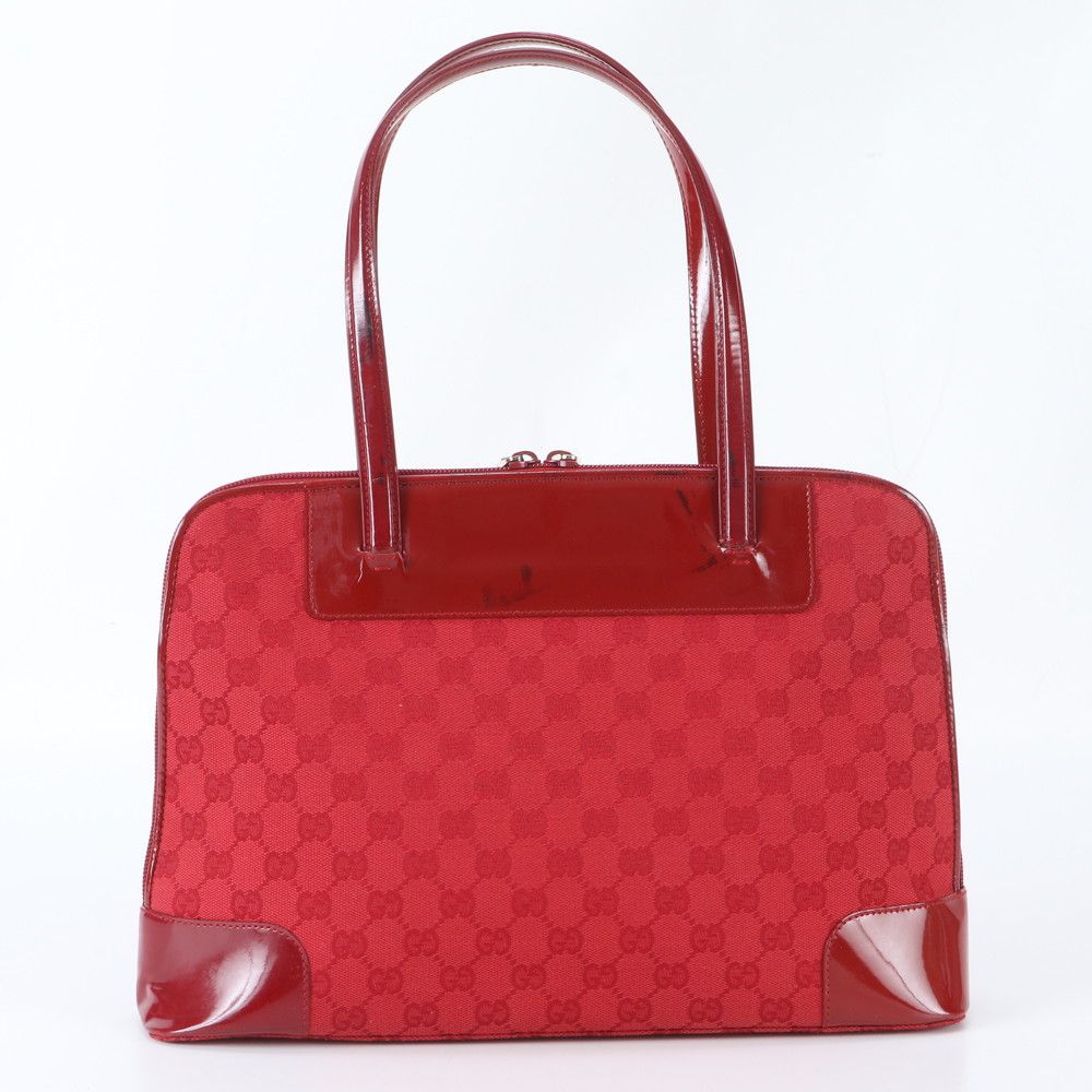 Gucci GG Canvas 002 Leather Tote Shoulder Hand — view 3
