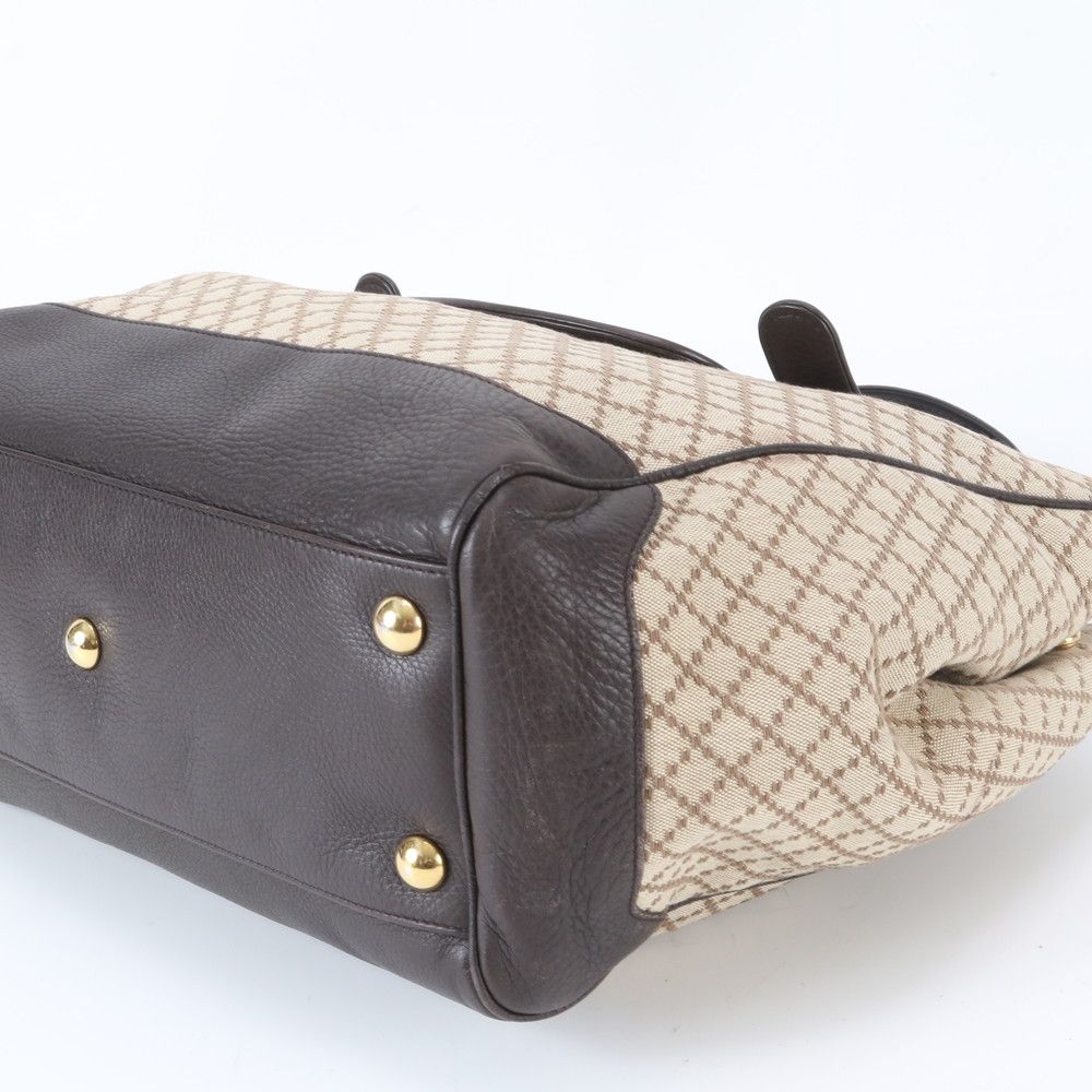 Gucci Diamante Double Leather Tote Shoulder Hand — view 6