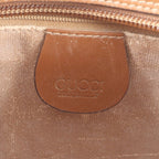 Gucci GG Logo Jacquard Leather Shoulder Bag Crossbody Hand Brown — view 8