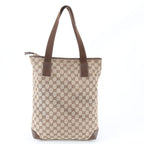 Gucci GG Canvas Leather Tote Shoulder Business — view 3