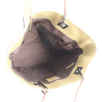Gucci GG Canvas Leather Handbag Tote Brown — view 7