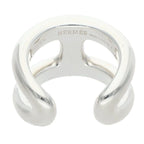 Hermes Osmose PM Silver Ring — view 2