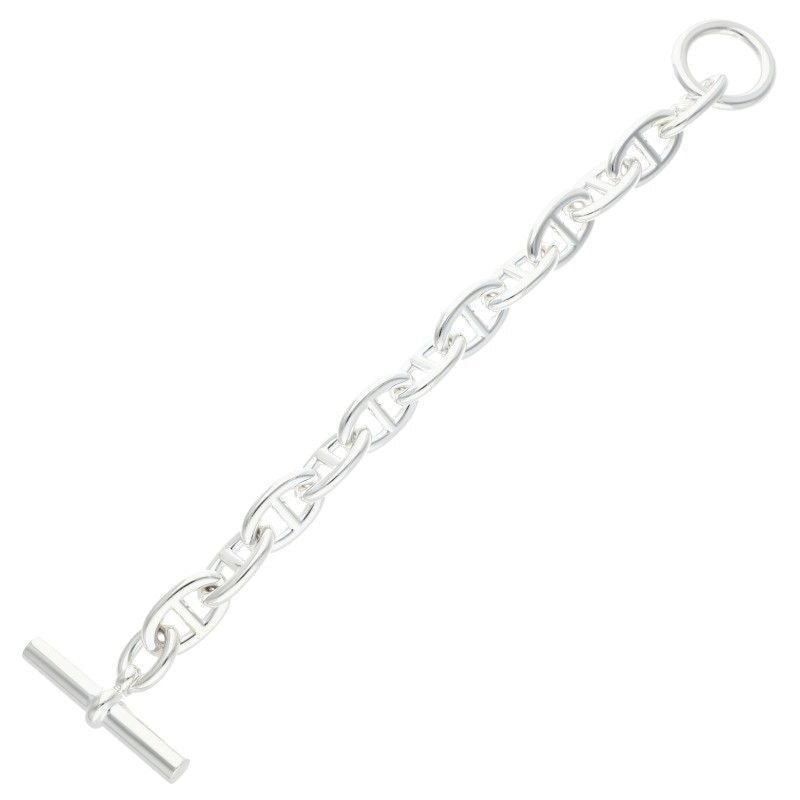 Hermes Chaine D'ancre TGM Silver Bracelet — view 2