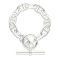 Hermes Chaine D'ancre TGM Silver Bracelet
