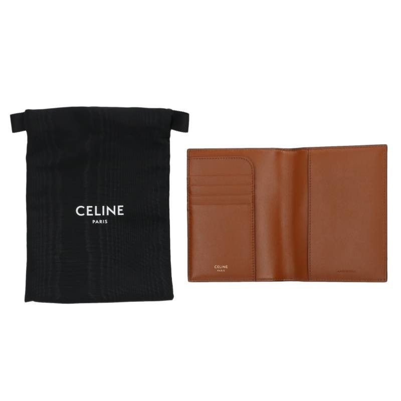 Celine Triomphe Canvas Passport Case — view 3