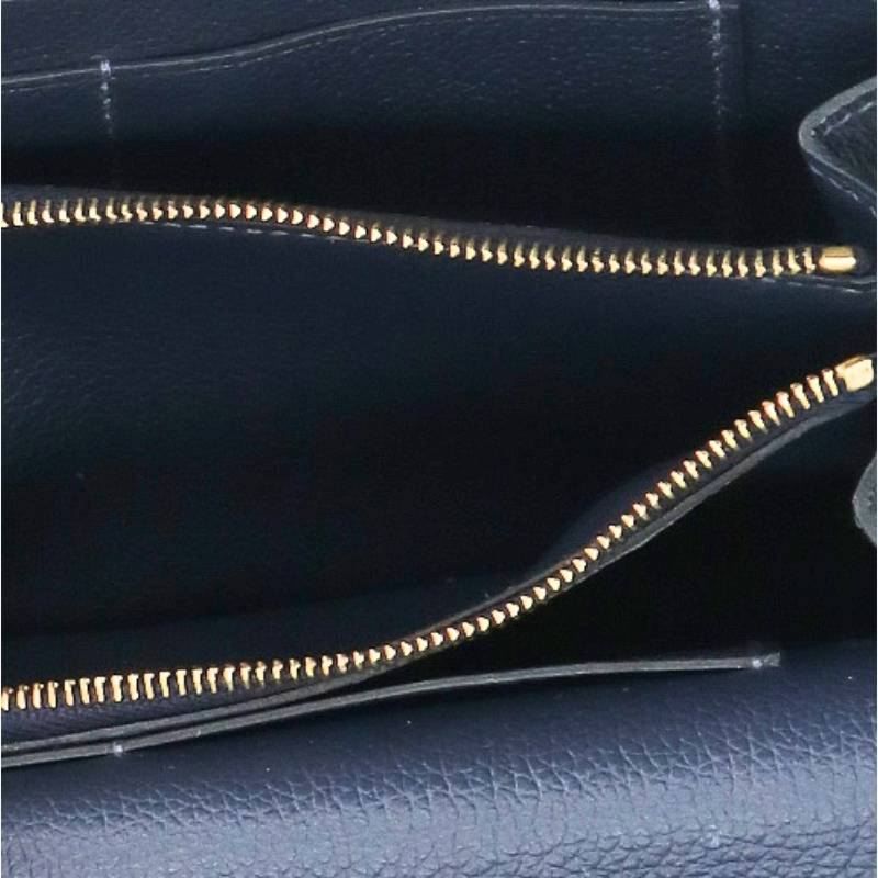 Hermes Kelly Wallet Long To Go Color Blue New Shoulder