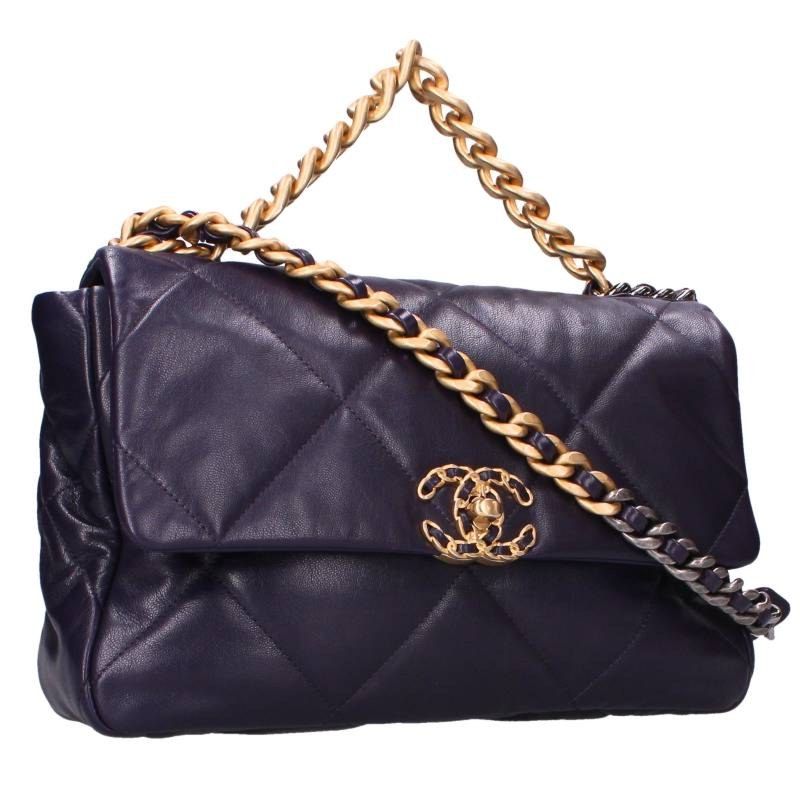 Chanel 19 Large Lambskin Chain Shoulder