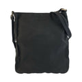 Prada Tessuto Black Silver Nylon Shoulder Bag Pochette
