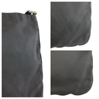 Prada Tessuto Black Silver Nylon Shoulder Bag Pochette — view 5