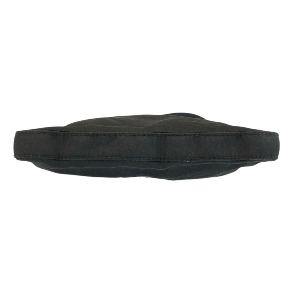 Prada Tessuto Black Silver Nylon Shoulder Bag Pochette — view 9