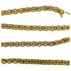 Chanel Vintage Watermark Ball Gold Plated Necklace — view 7