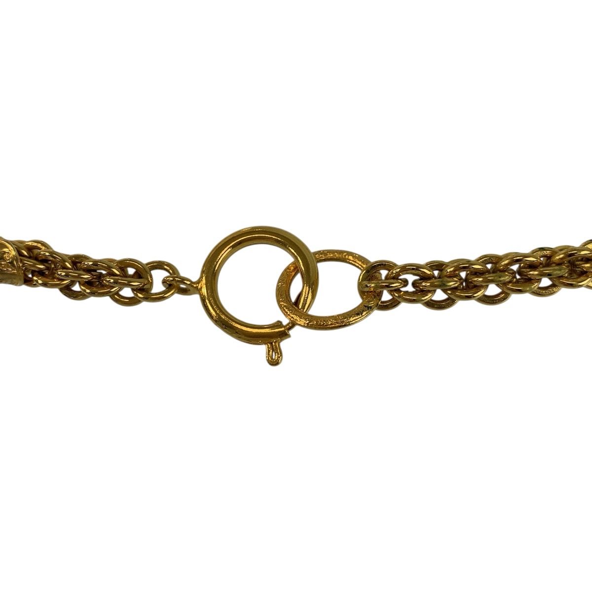Chanel Vintage Watermark Ball Gold Plated Necklace — view 6