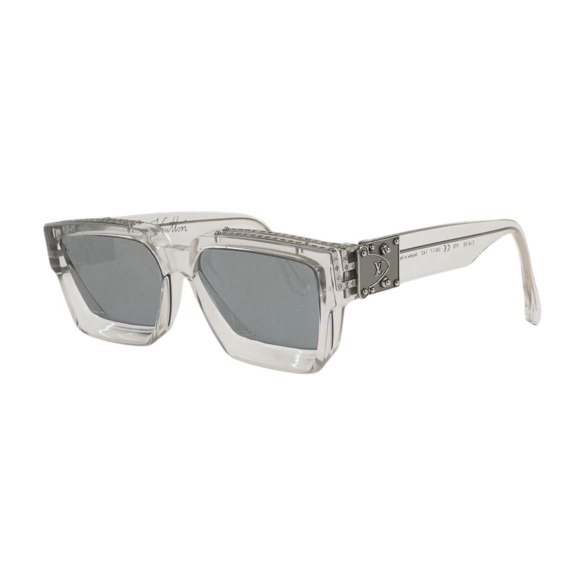 Louis Vuitton Eyewear 1.1 Millionaire Transparent Clear Acetate Metal Sunglasses