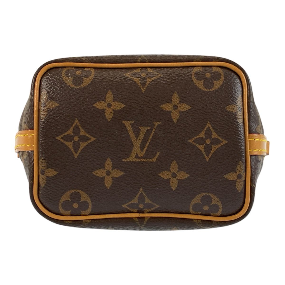 Louis Vuitton Monogram Nano Noe Brown Gold Shoulder Bag Pochette — view 8