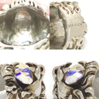 Gucci Crystal Lion Head Ring Aurora Color Silver — view 4